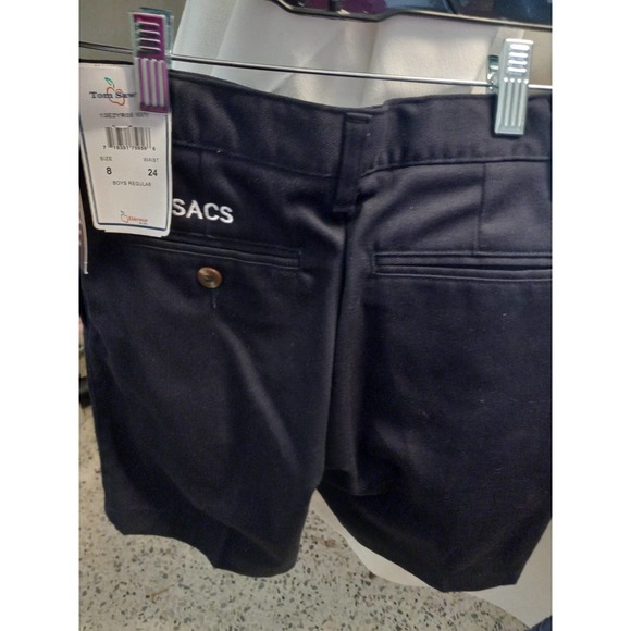SACS Tom sawyer Uniform Shorts Boys Size 8 - Picture 3 of 4